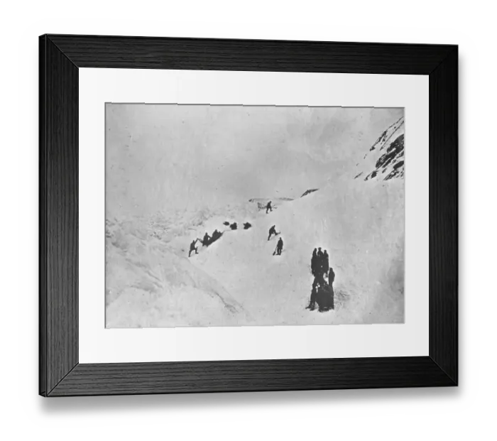 Framed Print : Sledge at Cape Rawson