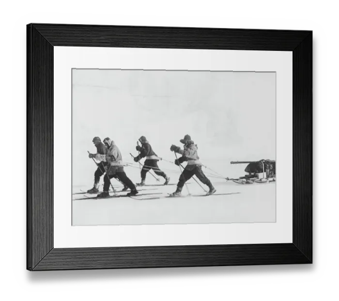 Framed Print : Sledging party on march Framed Print : Sledging party on march
