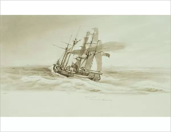 Blazer taking HMS Erebus in tow, 31 May 1845, 6PM
