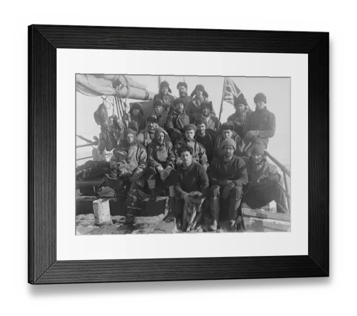 Framed Print : Members of the expedition on Quest Framed Print : Members of the expedition on Quest