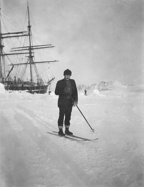 Ross on ski. Scottish National Antarctic Expedition 1902-04