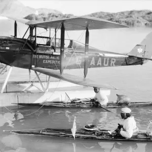 Aeroplane with kayaks