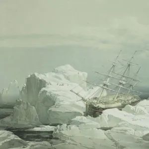 Critical position of HMS Investigator on the north-coast of Baring Island, August