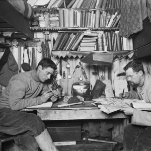 Debenham and Taylor in their cubicle. May 19th 1911