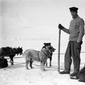 Dimitri Geroff and some of the dogs