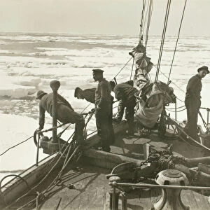 Entering the pack ice, December 9, 1914