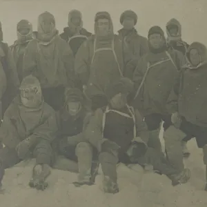 Group photograph of shore party