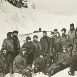 Members of the expedition on Elephant Island