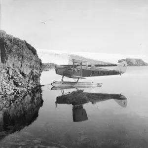 The plane in Penolas anchorage, Stella Creek, 25 February 1936