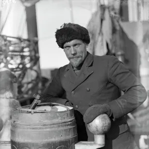 Thomas Orde-Lees on deck of Endurance