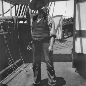 Print of a Scottish Expedition Crew Member Print of a Scottish Expedition Crew Member