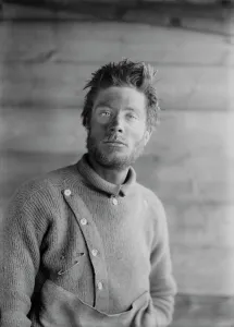 British Antarctic Expedition 1910-13 (Terra Nova) Gallery: Bernard Day on return from Barrier. December 21 1911