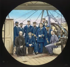 Images Dated 27th October 2017: Captain Nares & Officers of the Alert