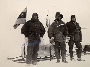 British National Antarctic Expedition 1901-04 (Discovery) Collection: The Captain, Shackleton and Wilson
