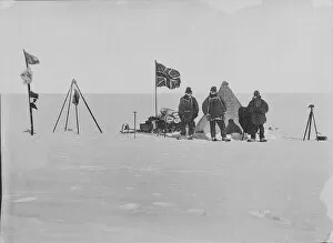 British Antarctic Expedition 1907-09 (Nimrod) Gallery: The Christmas camp on the plateau