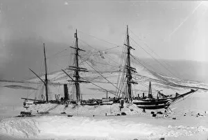 British National Antarctic Expedition 1901-04 (Discovery) Gallery: Discovery from Starboard quarter
