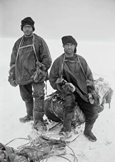 British Antarctic Expedition 1910-13 (Terra Nova) Collection: Edgar Evans and Tom Crean. April 13th 1911