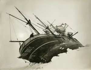 Trending: Endurance caught in a pressure crack, October, 1915