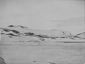 Antarctic Relief Expeditions 1902-04 Gallery: Our first view of the Discovery from the ship