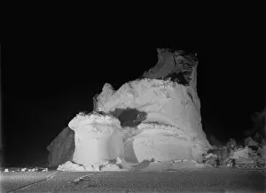British Antarctic Expedition 1910-13 (Terra Nova) Gallery: Flashlight photograph of The Castle Berg. June 4th 1911