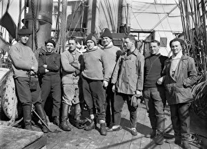 British Antarctic Expedition 1910-13 (Terra Nova) Gallery: Group of Officers of the Terra Nova