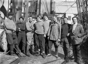 British Antarctic Expedition 1910-13 (Terra Nova) Gallery: Group of Officers of the Terra Nova