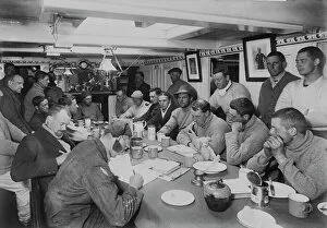 British Antarctic Expedition 1910-13 (Terra Nova) Gallery: Group in Wardroom of Terra Nova. December 1910
