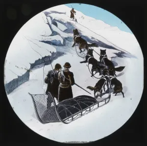 British Arctic Expedition 1875-76 Gallery: The High Street between the two ships