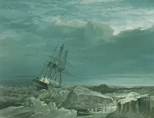 Artist: Samuel Gurney Cresswell Gallery: HMS Investigator in the pack, October 8th 1850