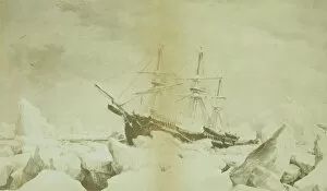 Paintings and Drawings Gallery: HMS Terror. Arctic Expedition 1836-37