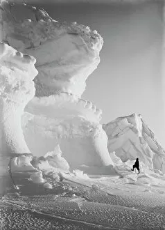 British Antarctic Expedition 1910-13 (Terra Nova) Collection: Huge Ice bastion of the Castle Berg. September 17th 1911