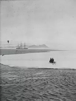 Antarctic Relief Expeditions 1902-04 Collection: Lt Evans and Good adrift on a floe