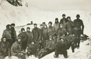 Members of the expedition on Elephant Island