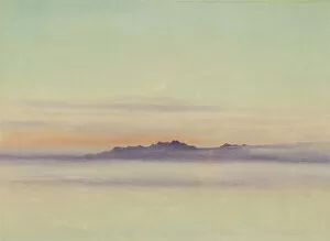 Artists: Edward Wilson Gallery: Mount Longstaff. 13000 ft. Farthest South of all, 1902
