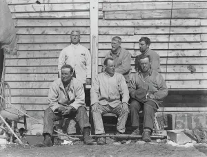George Murray Levick Gallery: Northern Party at Cape Adare