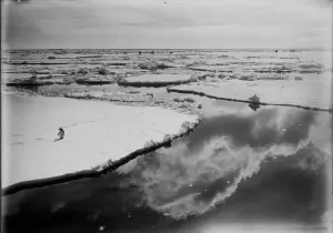 British Antarctic Expedition 1910-13 (Terra Nova) Gallery: In the Pack. Sky reflections. December 28th 1910