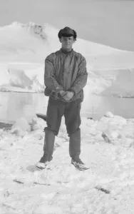 Antarctica Prints: Portrait of T. W. Bagshawe. Waterboat Point, Paradise Bay