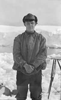 Antarctica Collection: Portrait of Thomas Wyatt Bagshawe, Waterboat Point, Paradise Bay