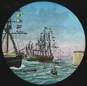 Images Dated 27th October 2017: Portsmouth Harbour, November 1876