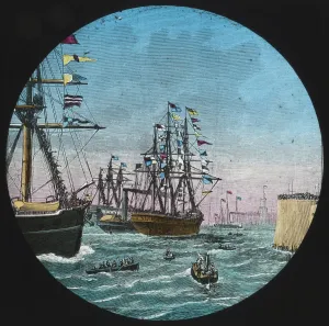 Images Dated 27th October 2017: Portsmouth Harbour, November 1876