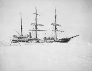Scottish National Antarctic Expedition 1902-04 Gallery: Scotia in the ice