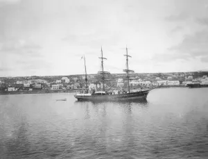 Rigging Collection: Scotia in Stanley Harbour 18th January 1903