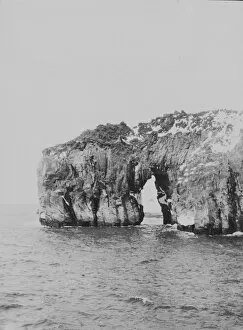 Antarctic Relief Expeditions 1902-04 Collection: Scott Island. Rock formation
