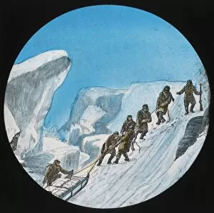 British Arctic Expedition 1875-76 Gallery: Sledge hauling to Rawson Depot