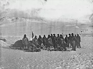 British Arctic Expedition 1875-76 Gallery: Sledges ready to start