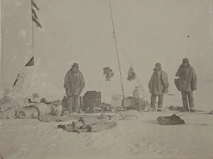 British Antarctic Expedition 1907-09 (Nimrod) Collection: Southern Party at the Bluff Depot