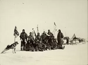 British National Antarctic Expedition 1901-04 (Discovery) Gallery: Southern sledge journey