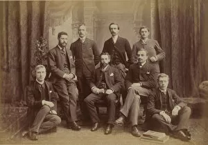 : Staff of the Challenger office, ca. 1886