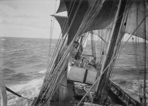 The Terra Nova in heavy weather