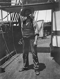 Scottish National Antarctic Expedition 1902-04 Gallery: Unidentified crew member